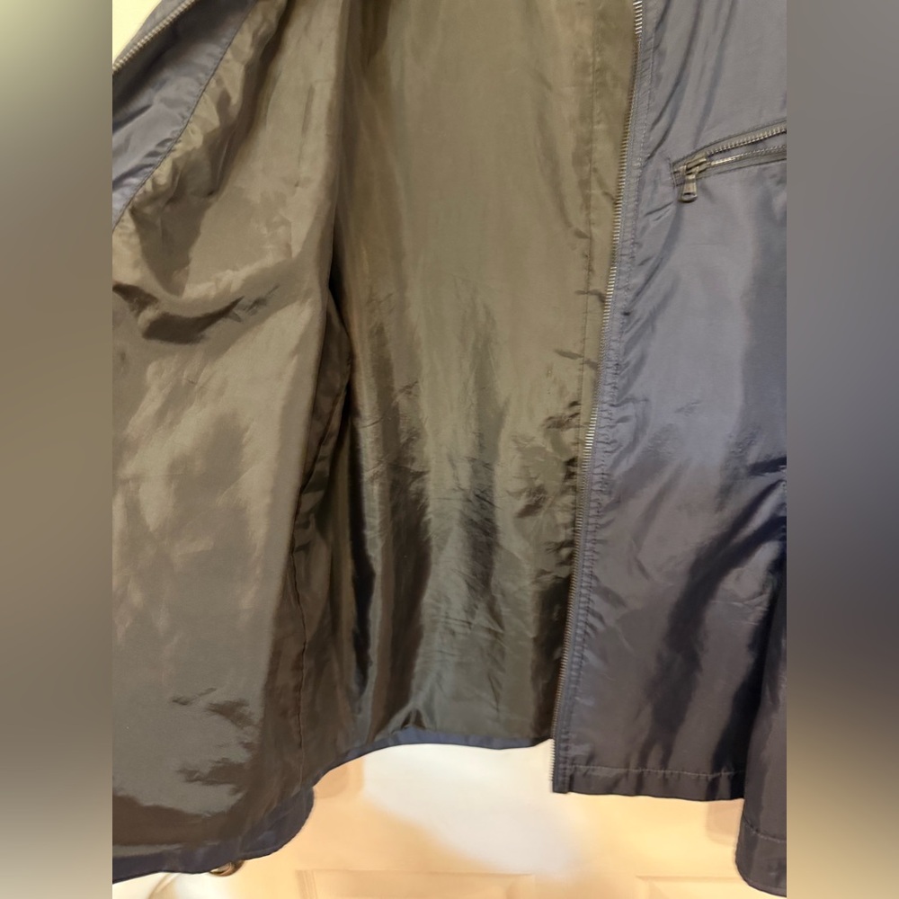 John Varvatos navy Racer Jacket - Picture 6 of 7